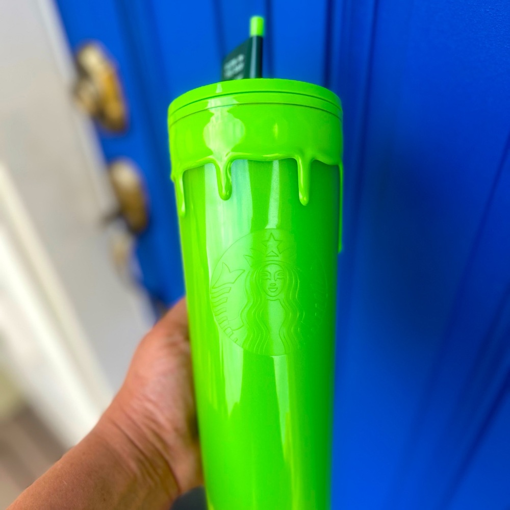 NWT Starbucks Green Slime Halloween 2023 Tumbler